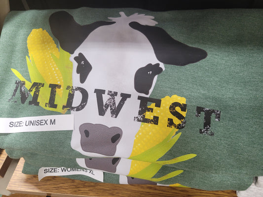 Midwest cow sweatshirt