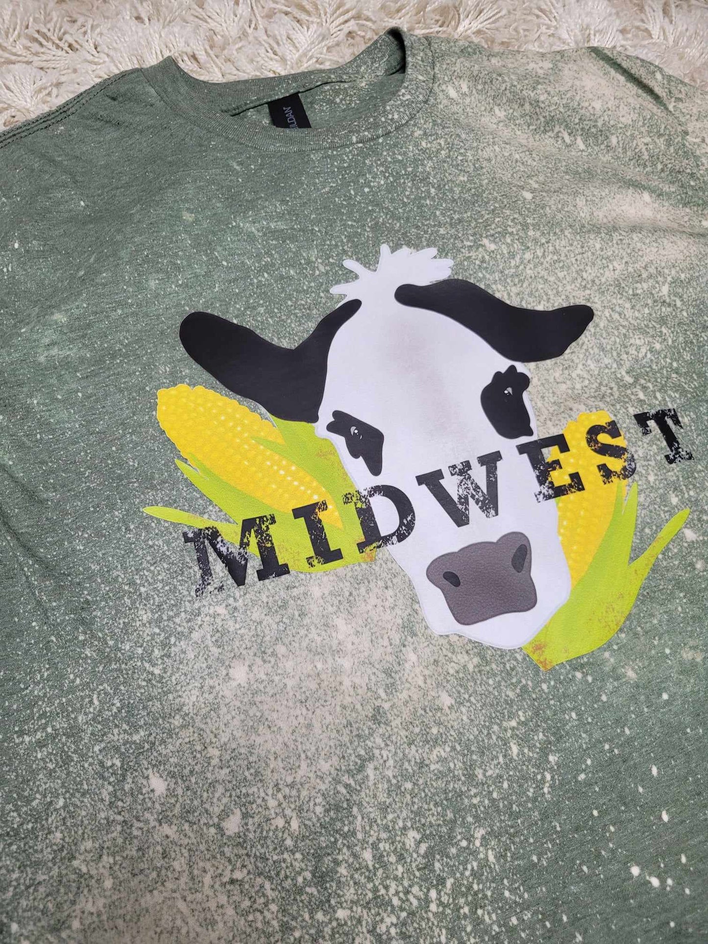 Midwest Bald Face Cow Tee